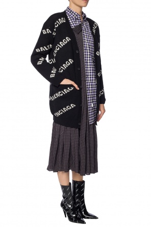 Logo-embroidered cardigan, zdjęcie 2 Logo-embroidered cardigan od Balenciaga